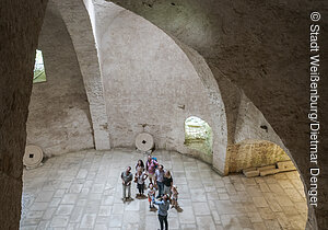 Getreidelager in einer Bastion der Wülzburg