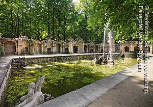 Bayreuth, Eremitage, Altes Schloss, Untere Grotte