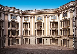 Ansbach, Residenz, Arkadenhof nach Entwurf von Gabriel di Gabrieli, 1705-1716