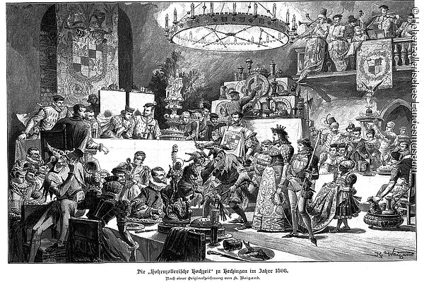 Darstellung von Konrad Weigand um 1890